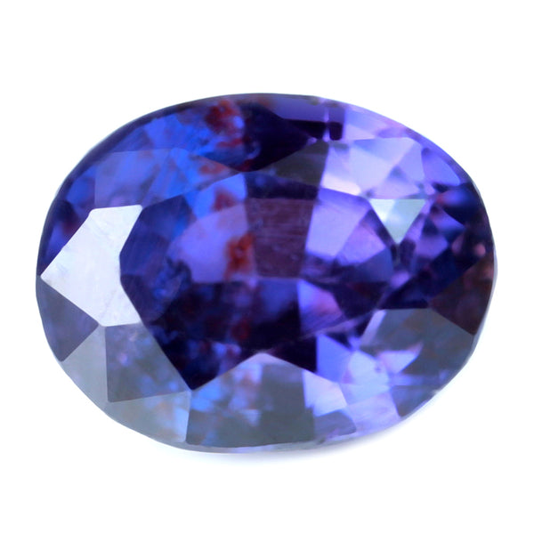 0.78ct Certified Natural Purple Sapphire