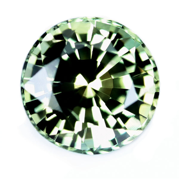 0.77ct Certified Natural Green Sapphire