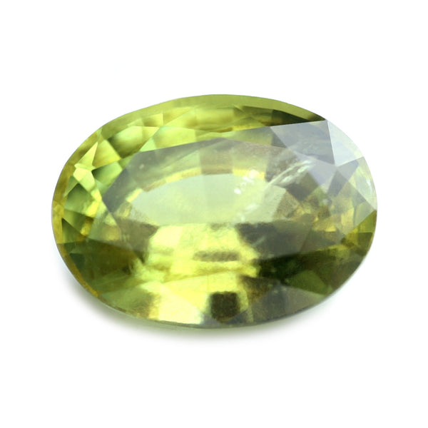 0.81ct Certified Natural Green Sapphire