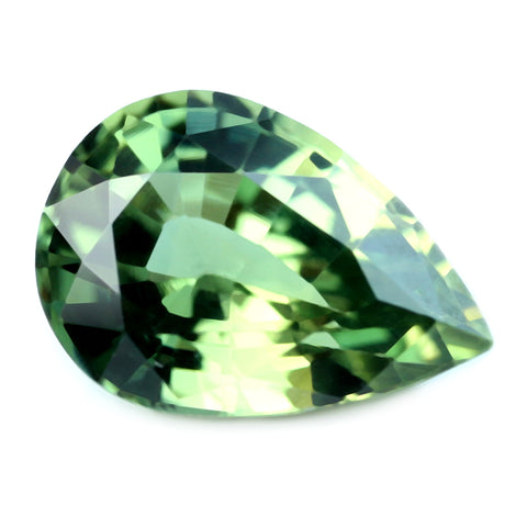 0.72ct Certified Natural Green Sapphire