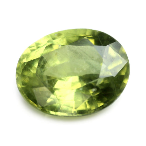 1.13ct Certified Natural Green Sapphire