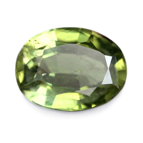 1.08ct Certified Natural Green Sapphire