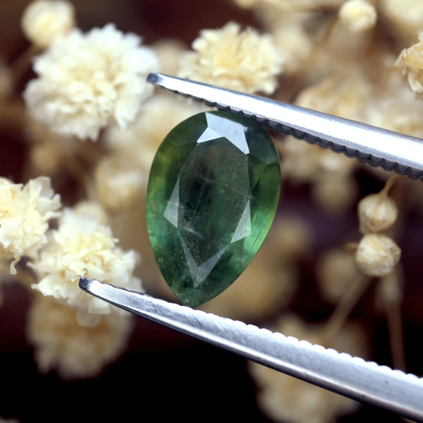 2.02ct Certified Natural Green Sapphire