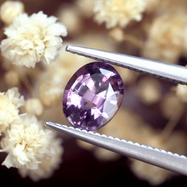 1.02ct Certified Natural Purple Sapphire