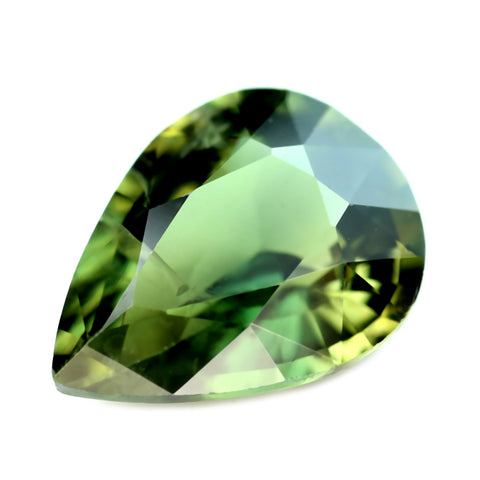 0.92ct Certified Natural Green Sapphire