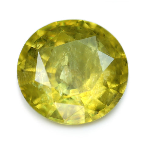 1.04ct Certified Natural Yellow Sapphire
