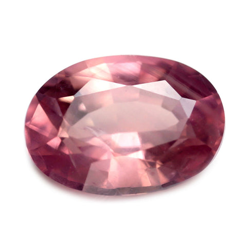 0.83ct Certified Natural Peach Sapphire