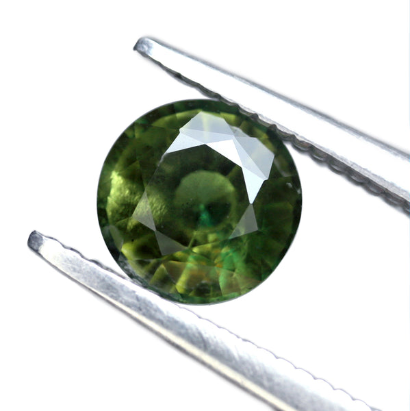 1.00ct Certified Natural Green Sapphire