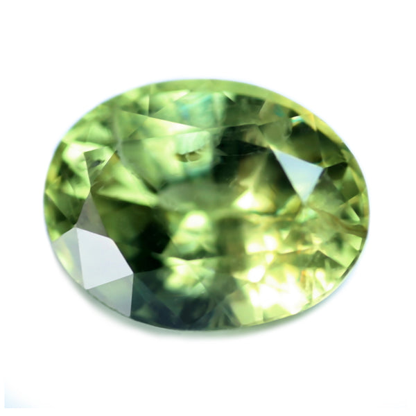 0.75ct Certified Natural Green Sapphire