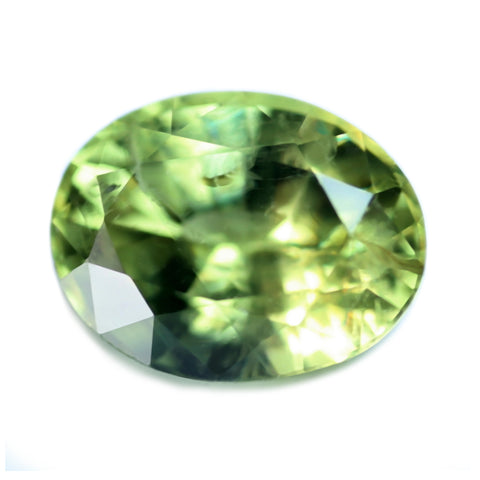 0.75ct Certified Natural Green Sapphire
