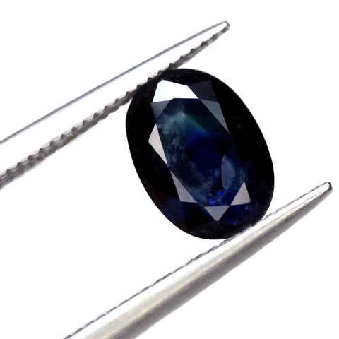 1.75ct Certified Natural Blue Sapphire