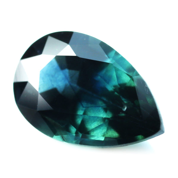 1.02ct Certified Natural Teal Sapphire