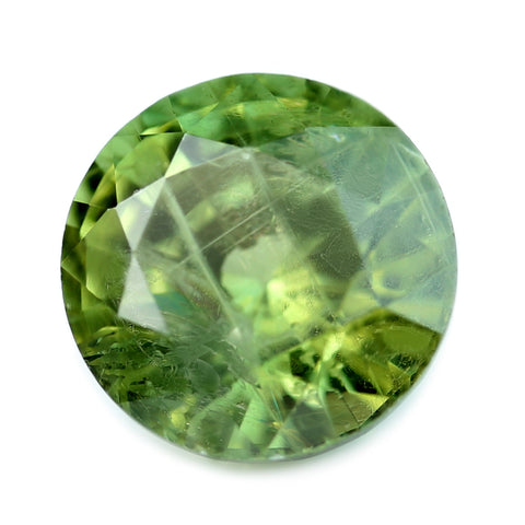 0.81ct Certified Natural Green Sapphire