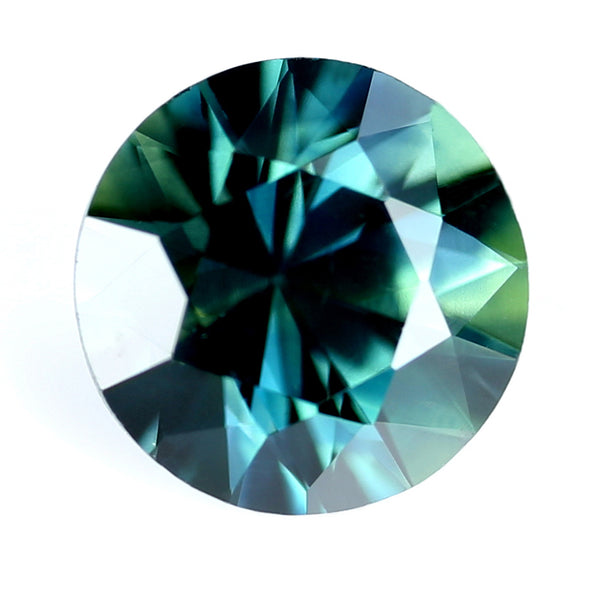 0.55ct Certified Natural Teal Sapphire