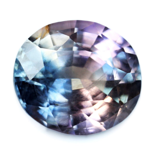 0.92ct Certified Natural Bicolor Sapphire