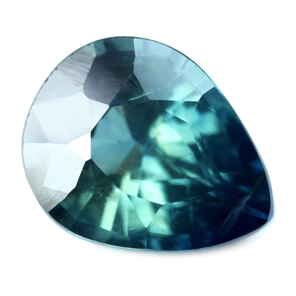 1.16ct Certified Natural Teal Sapphire