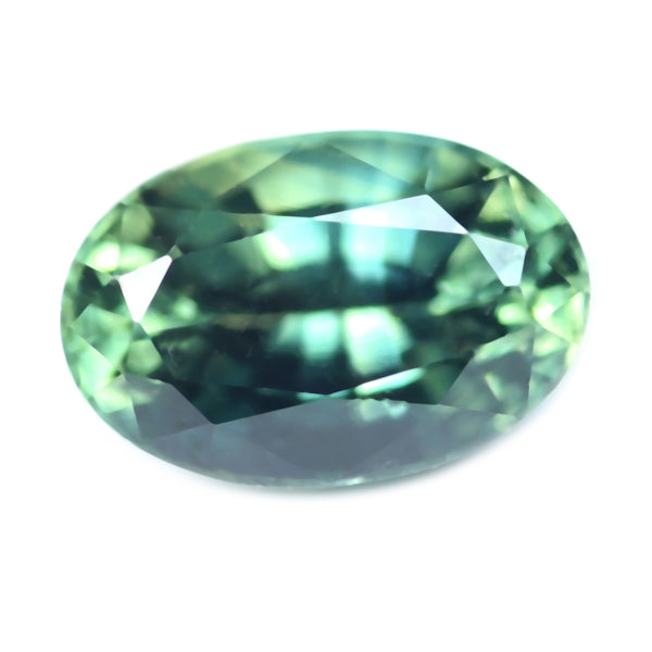 0.69ct Certified Natural Green Sapphire