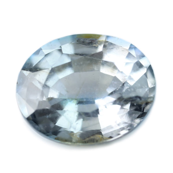 1.04ct Certified Natural White Sapphire