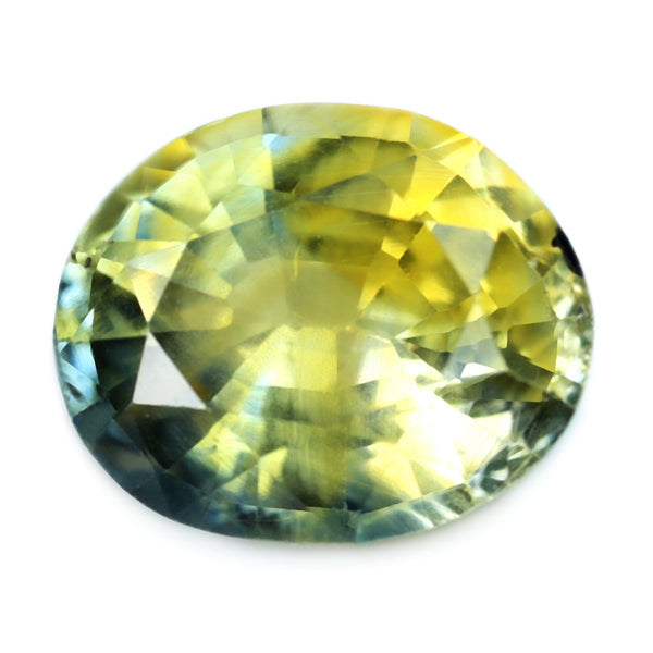 1.28ct Certified Natural Bicolor Sapphire