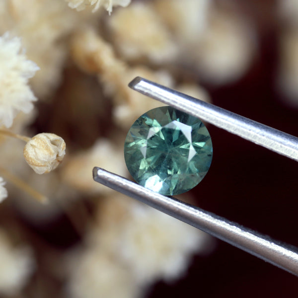 0.64ct Certified Natural Teal Sapphire