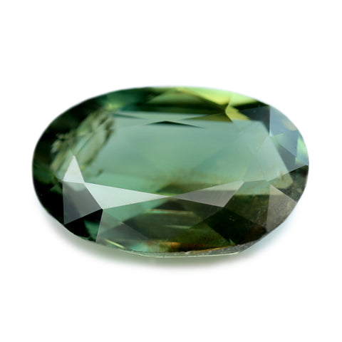 1.12ct Certified Natural Green Sapphire