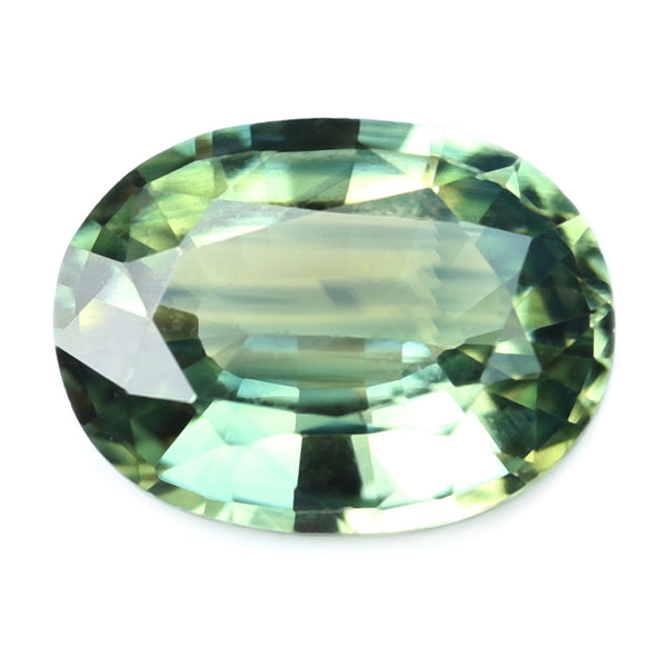 0.63ct Certified Natural Green Sapphire