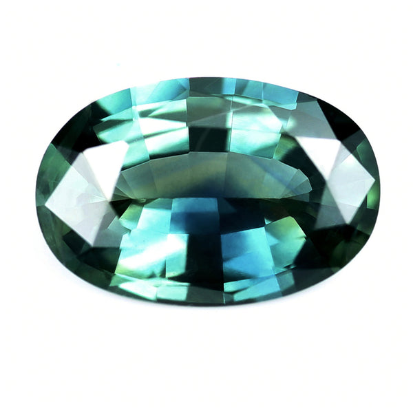 0.69ct Certified Natural Teal Sapphire
