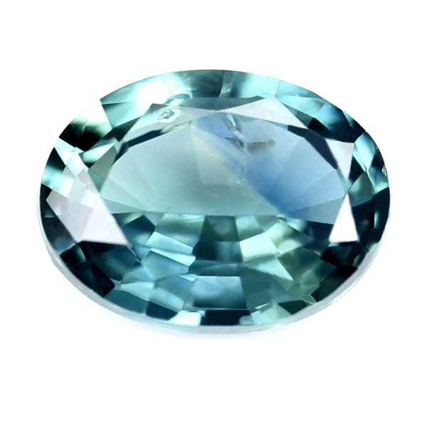 0.79ct Certified Natural Teal Sapphire