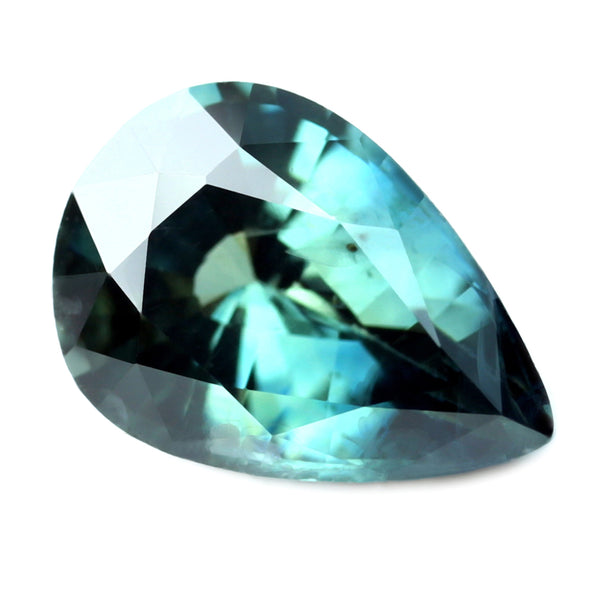 0.82ct Certified Natural Teal Sapphire