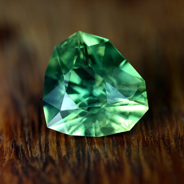 4.90ct Certified Natural Green Sapphire