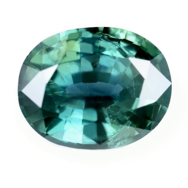 1.02ct Certified Natural Teal Sapphire