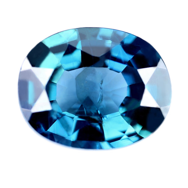 1.56ct Certified Natural Teal Sapphire