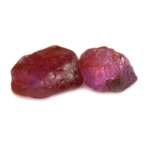 4.14ct Certified Natural Red Ruby Matching Pair