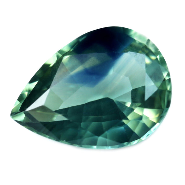 0.84ct Certified Natural Teal Sapphire