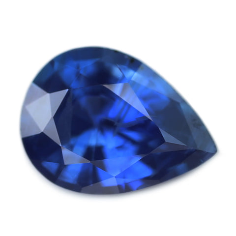 0.39ct Certified Natural Blue Sapphire