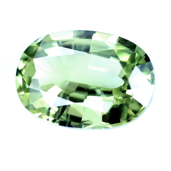 1.09ct Certified Natural Green Sapphire
