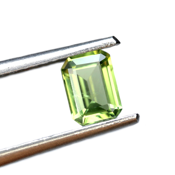 0.60ct Certified Natural Green Sapphire