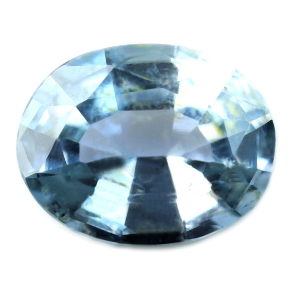 0.93ct Certified Natural White Sapphire