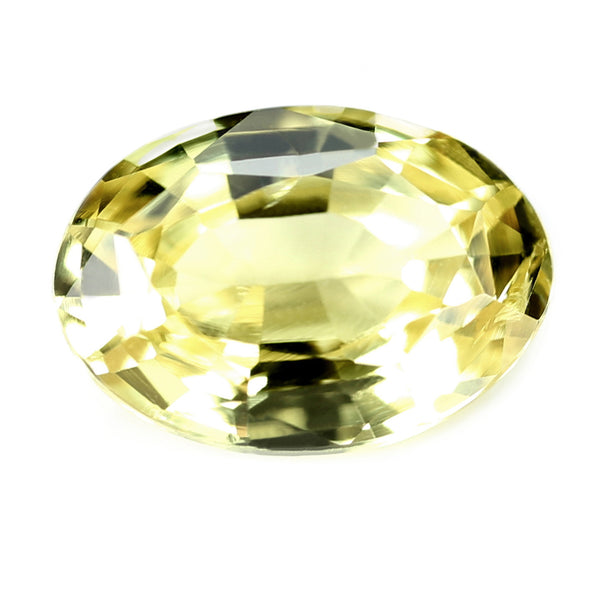 0.89ct Certified Natural Yellow Sapphire