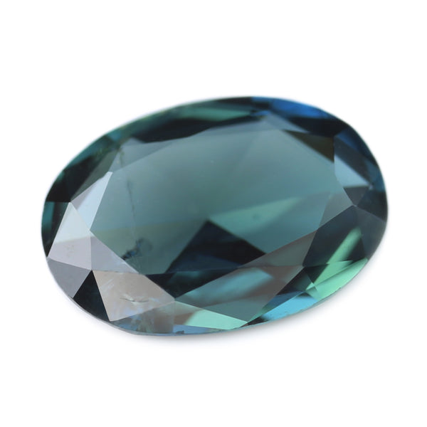 0.95ct Certified Natural Teal Sapphire