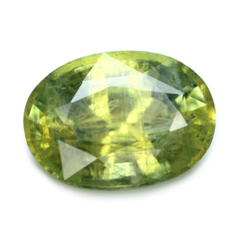 1.07ct Certified Natural Green Sapphire