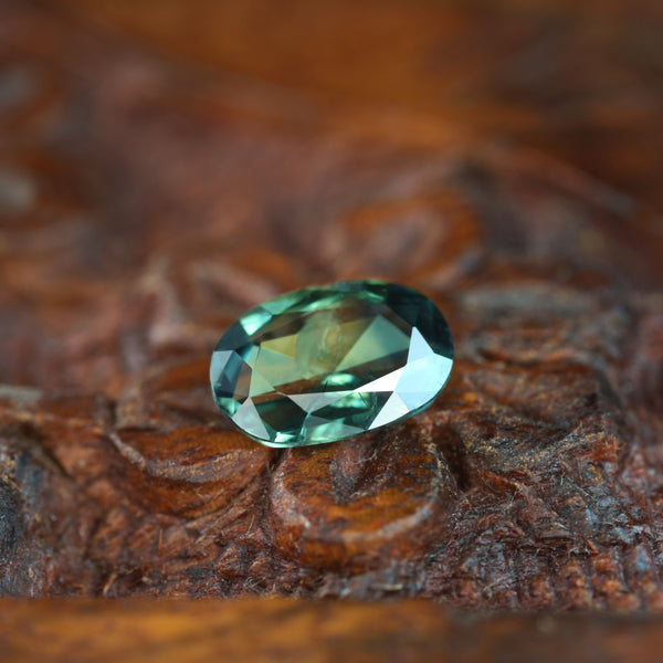 1.51ct Certified Natural Teal Sapphire