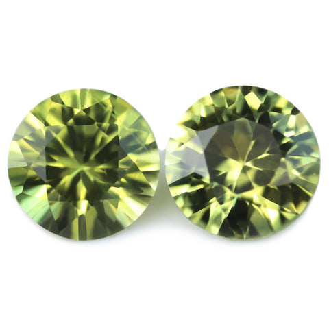 0.60ct Certified Natural Green Sapphire