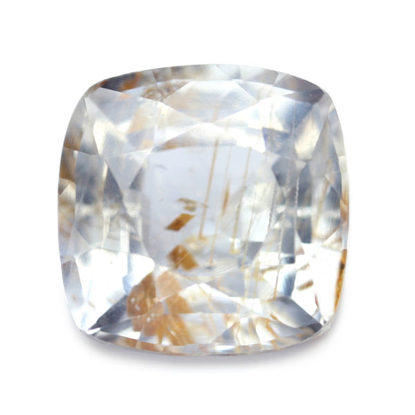 1.01ct Certified Natural White Sapphire