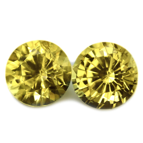 0.64ct Certified Natural Yellow Sapphire