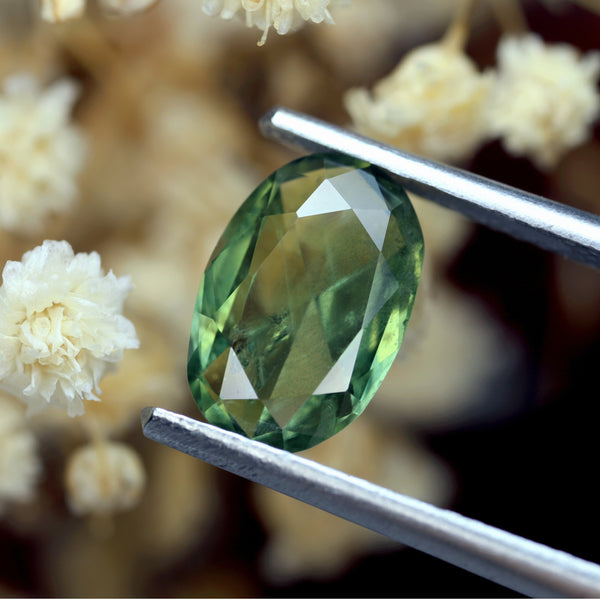 1.88ct Certified Natural Green Sapphire