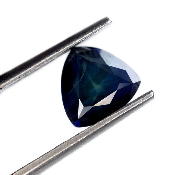 1.61ct Certified Natural Teal Sapphire