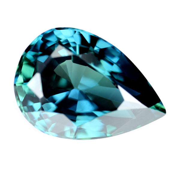 1.78ct Certified Natural Teal Sapphire
