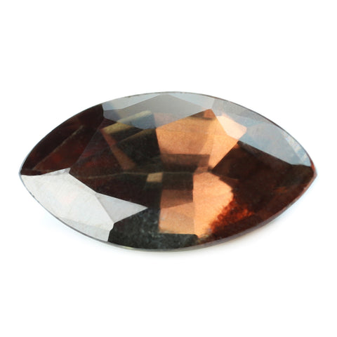 0.62ct Certified Natural Brown Sapphire