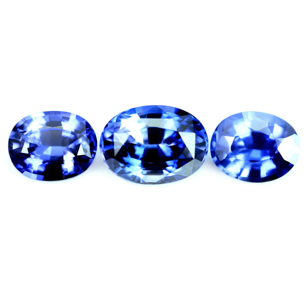 2.51ct Certified Natural Color Change Sapphire Set